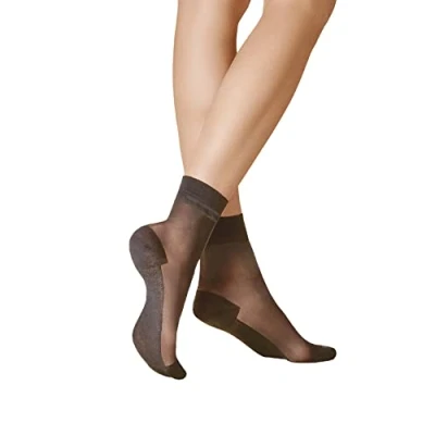 Abbildung von KUNERT Damen Söckchen Cotton Sole 20 Baumwollsohle DEN Graphit 0420 35/38