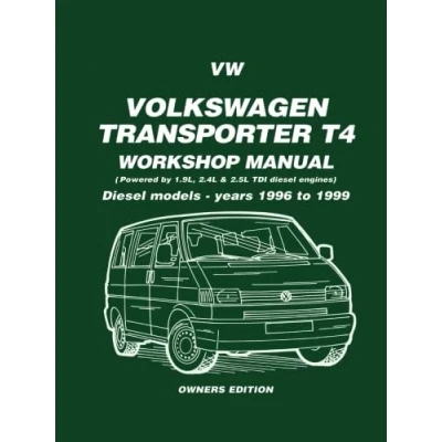Abbildung von VW Transporter T4 Workshop Manual Diesel Models 1996 1999 Owners Edition: Manual: Years to