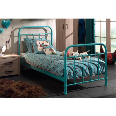 Abbildung von Vipack Kinderbett, (Made in Europe), Metallbett, Jugendbett, Einzelbett mit Lattenrost