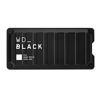 Abbildung von WD_BLACK P40 Game Drive SSD 1 TB externe (WD_BLACK Dashboard, 2.000 MB/s Lesen/Schreiben, SuperSpeed USB 3.2 Gen2x2, 5 Jahre Garantie) Schwarz auch kompatibel mit PC, Xbox und PS5