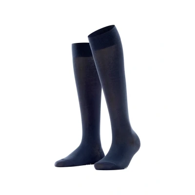 Abbildung von Falke Cotton Touch Business &amp; Casual Kniestrümpfe, Damen, Größe: 35 38, Dark navy