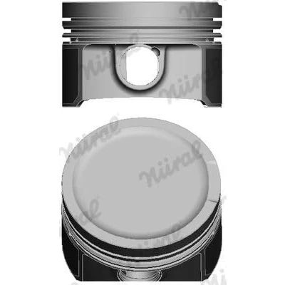 Abbildung von NÜRAL 87 502907 10 Kolben 81,5 VOLKSWAGEN: Golf 4 Schrägheck, Variant, Sharan I, AUDI: A4 B5 Avant, A3 Limousine kfzteile,