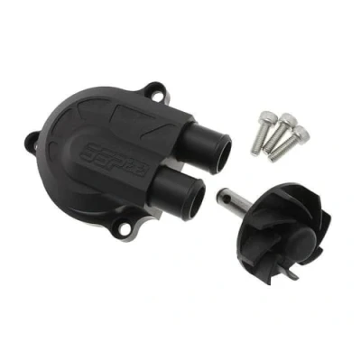 Abbildung von Wasserpumpe STAGE6 SSP CNC in schwarz matt für YAMAHA Aerox 50 (ab Bj. 1999)Typ:SA14