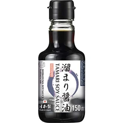 Abbildung von Shibanuma Tamari Soße Glutenfreie, dunkle Sojasoße aus Japan 1 x 150 ml