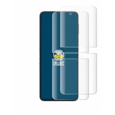 Abbildung von BROTECT 2 Stück Full Cover Schutzfolie für Samsung Galaxy Z Flip 4 Screen Displayschutz Folie [3D Curved, Anti Fingerprint, Kristall Klar]