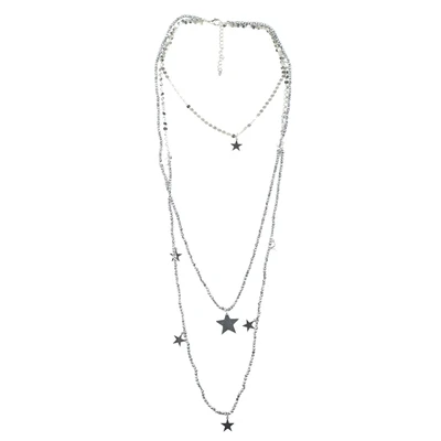 Abbildung von COLLEZIONE ALESSANDRO Lange Kette &quot;Stella&quot;, dreireihige