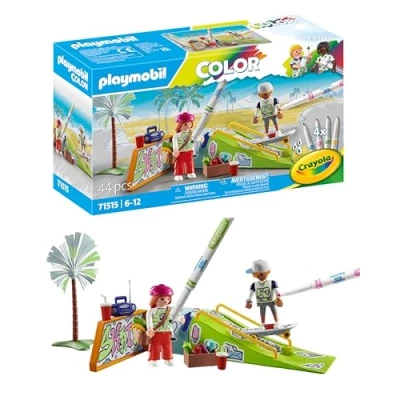 Abbildung von Playmobil® Konstruktions Spielset Skatepark (71515), Color, (44 St), Made in Europe