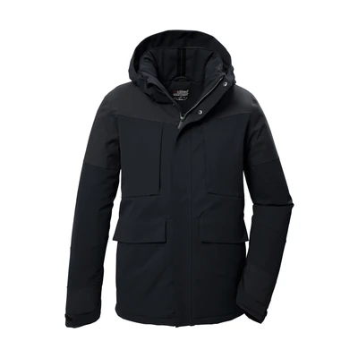 Abbildung von killtec Herren Funktionsjacke/Outdoorjacke mit abzippbarer Kapuze KOW 81 MN JCKT, schwarz, L, 41846 000