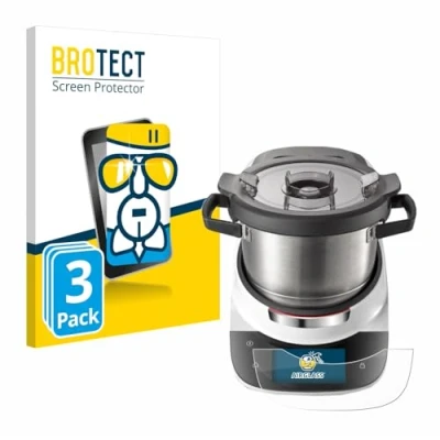 Abbildung von BROTECT Schutzglas für Bosch Cookit (3 Stück) Schutzfolie Panzer Folie Glas [Extrem Kratzfest 9H, Anti Fingerprint, Ultra Transparent]