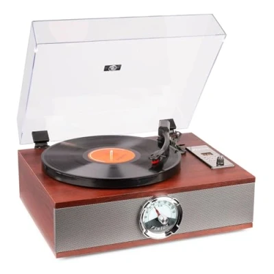 Abbildung von Fenton RP180 Retro Schallplattenspieler mit Bluetooth, CD Player und