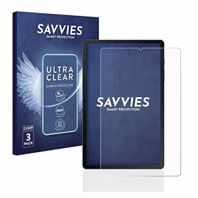 Abbildung von Savvies 3 Stück Schutzfolie für Samsung Galaxy Tab S6 Lite WiFi 2020 Displayschutz Folie Ultra Transparent
