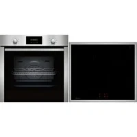 Abbildung von NEFF Backofen Set &quot;BX46PI&quot;, BX46PI, mit Teleskopauszug nachrüstbar, Pyrolyse Selbstreinigung