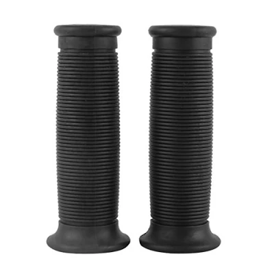 Abbildung von Hlyjoon Lenkergriffe 7/8&quot; / 22mm 1 Paar Motorrad Gummi Griffe Universal Handgriffe Links Rechts Rutschfeste für Fahrräder Lenker(Schwarz)