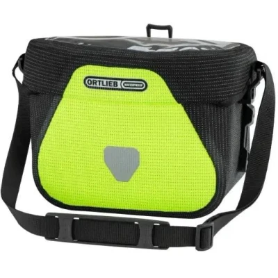 Abbildung von ORTLIEB Lenkertasche Ultimate High Vis 6,5L neon yellow black reflective