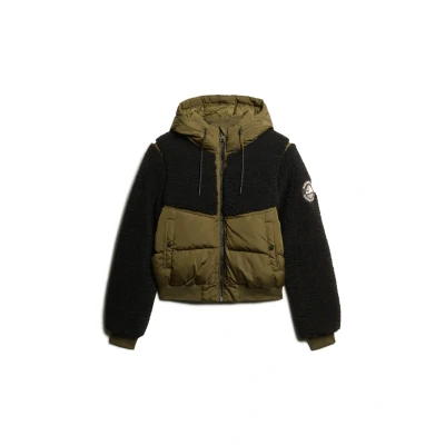 Abbildung von Superdry Everest Hybrid Winterjacke, Damen, Größe: 38, Grey marl jaffa