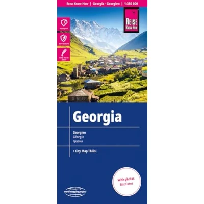 Abbildung von Reise Know How Landkarte Georgien / Georgia (1:350.000): reiß und wasserfest (world mapping project)