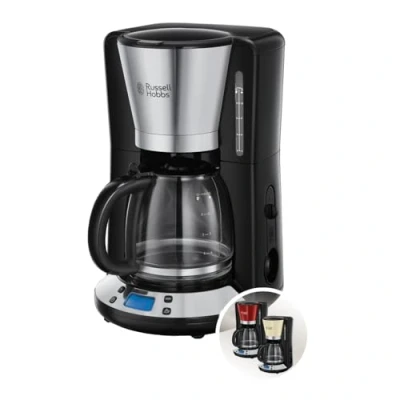 Abbildung von RUSSELL HOBBS Filterkaffeemaschine &quot;Victory 24030 56&quot;, 1,25 l Kaffeekanne, 1x4, Digitale Glas Kaffeemaschine