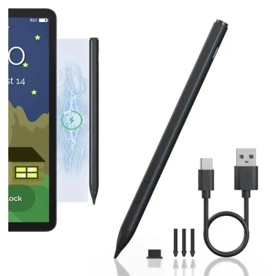 Abbildung von Surface Pen Pro 11/10/9/8/7, Go 3/Go 2, Book/Laptop/Studio Pen, 4096 Druckempfindlichkeit Palm Rejection 30 Minuten Schnellladung Stift Microsoft