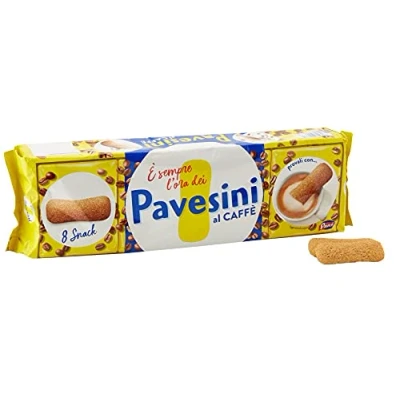 Abbildung von Testpaket Pavesi Pavesini Kekse Biscuits cookies Classico / Kakao Kaffee snack 9x 200g