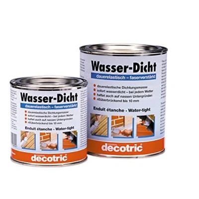 Abbildung von decotric® Dichtstoff Decotric Dichtmasse Wasser Dicht 375 ml