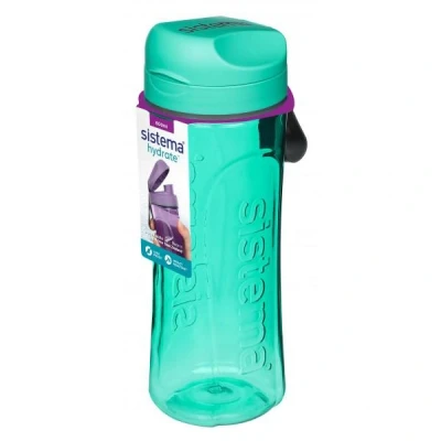 Abbildung von Sistema 640 Tritan Swit Flasche, 600ml Mint/Blau/Lila