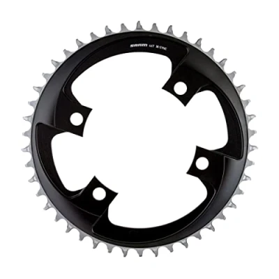 Abbildung von Sram Unisex Erwachsene Road 12 Fach X Sync Kurbel, schwarz, 107mm