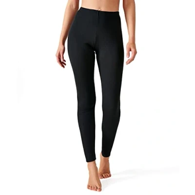 Abbildung von Damart Damen Lange Unterhose, dekoratives Thermolactyl Material Unterwäsche, Schwarz, X Large