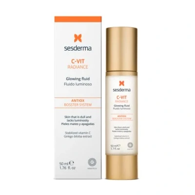 Abbildung von Sesderma C Vit Glanz Glänzendes Fluid Haut mit Pigmentflecken Strahlende Vitamin Aktive Substanzen Gesichtscreme Leuchtende Haut.