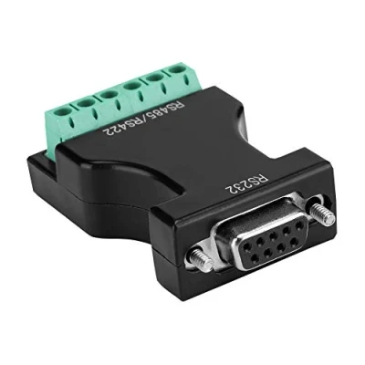 Abbildung von ASHATA RS232 zu RS485/422 Konverter Adapter, Kaskadierbarer 16 32 Gerätekonverter, kompakt und leicht, für Teilnahmeautomaten, IC Kartenladesysteme die Industrielle Serielle Kommunikation.