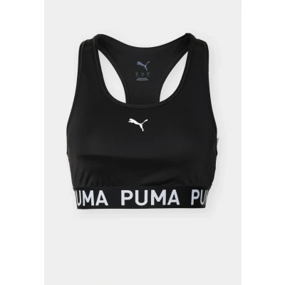 Abbildung von Puma 4KEEPS Elastic BRA Sportbh mit mittlerer Stützkraft, Damen, Größe: XXS, Black