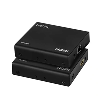 Abbildung von LogiLink HD0030 HDMI Extender/Splitter Set Over LAN, 1x2 Port, 70m, 4K/60 Hz