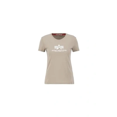 Abbildung von Alpha Industries NEW Tshirt print, Damen, Größe: Small, Vintage sand