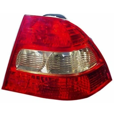 Abbildung von ABAKUS 212 19D8L LD UE Rückleuchte links W21W, WY21W, W21/5W Rot ohne Lampenträger, Glühlampe TOYOTA: Corolla IX Limousine