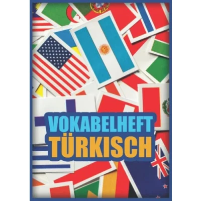Abbildung von Vokabelheft Türkisch: Vokabelbuch dreispaltig DIN A4 I Vokabeln lernen für Türkei 110 Seiten mit Inhaltsverzeichnis