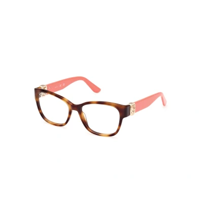 Abbildung von Guess Damen GU50120 052 Rahmen von BRILLEN Acetat Havanna Quadratisch Normal