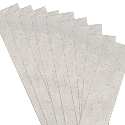 Abbildung von 10m² / 60 Stück Deckenplatten Deckenpaneele Deckenverkleidung, weißer Beton Betonoptik Betonlook, Polystyrol XPS Imitat Wandpaneelen Styropor 100x16,7cm (PP 120)