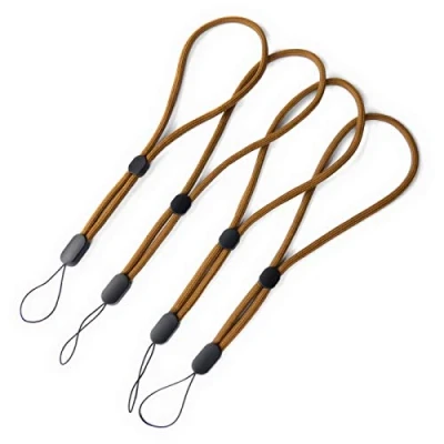 Abbildung von trage.band® Robustes verstellbares kurzes Handgelenk Trageband, 4 St. khaki