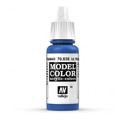 Abbildung von Vallejo, Model Color, Acrylfarbe, 17 ml ultramarin