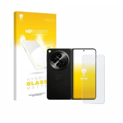 Abbildung von upscreen Entspiegelungs Schutzglas für OnePlus Open (case friendly) Schutzfolie Matt, Glas Folie [mattierend, 9H Panzerschutz, Anti Fingerprint]