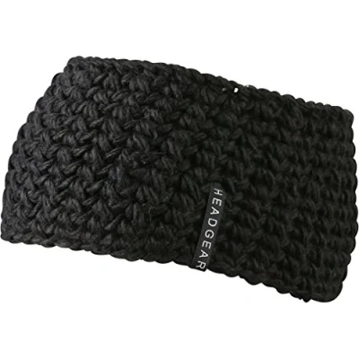 Abbildung von Myrtle Beach Extrabreites Stirnband mit Fleece Futter / black, One Size