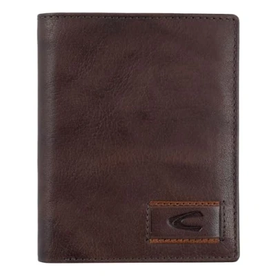Abbildung von camel active Geldbörse dunkelbraune edle Leder Herrenbörse Lederbörse Brieftasche hochformat