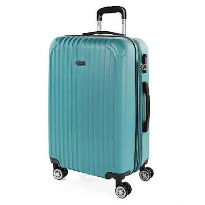 Abbildung von ITACA Koffer Groß 4 Räder Großer Leichte Reisekoffer mit Rollen Groß. für Flugzeuge Hartschale Geprüftem Schloss Trolley T71570, Minzgrün