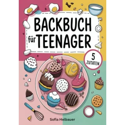 Abbildung von Backbuch für Teenager 5 Zutaten: 100 leckere Backrezepte blitzschnell zubereitet inkl Farbfotos Minimaler Aufwand, maximaler Genuss