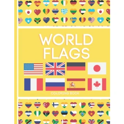 Abbildung von World Flags coloring Book: flag book All Countries Of The 190+ with their own capital and map