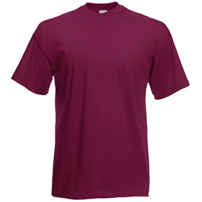 Abbildung von Fruit of the Loom Herren T Shirt rot bordeaux XX Large