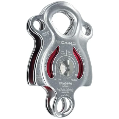 Abbildung von C.A.M.P. Unisex Adult Naiad PRO Seilrolle, Grau/Rot, Einheitsgröße