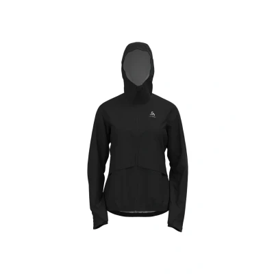 Abbildung von ODLO RIDE EASY Regenjacke / wasserabweisende Jacke, Damen, Größe: Medium, Black