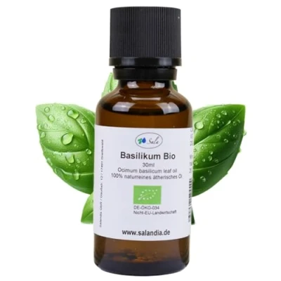 Abbildung von Sala Basilikumöl Aroma Methylchavicol ätherisches Öl naturrein BIO zum Verzehr 30 ml
