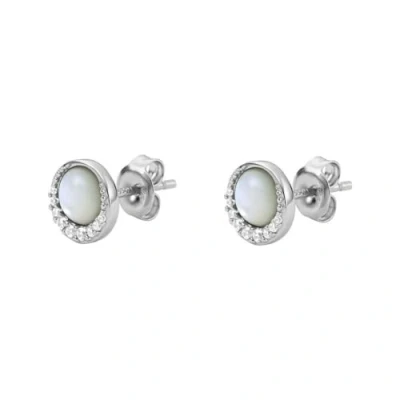 Abbildung von Fossil Ohrringe Für Frauen Sterling Silber, Höhe: 7.7mm Silber Ohrringe, JFS00577040