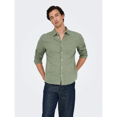Abbildung von Only &amp; Sons Onscaiden LIFE REG PKT NOOS Hemd, Herren, Größe: Large, Swamp